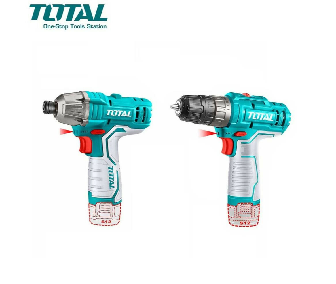 Combo Kit | Impact Drill | Cordless | Total