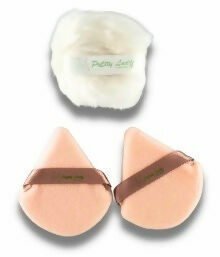 Crystal Velvet Powder Puff 2 Pcs