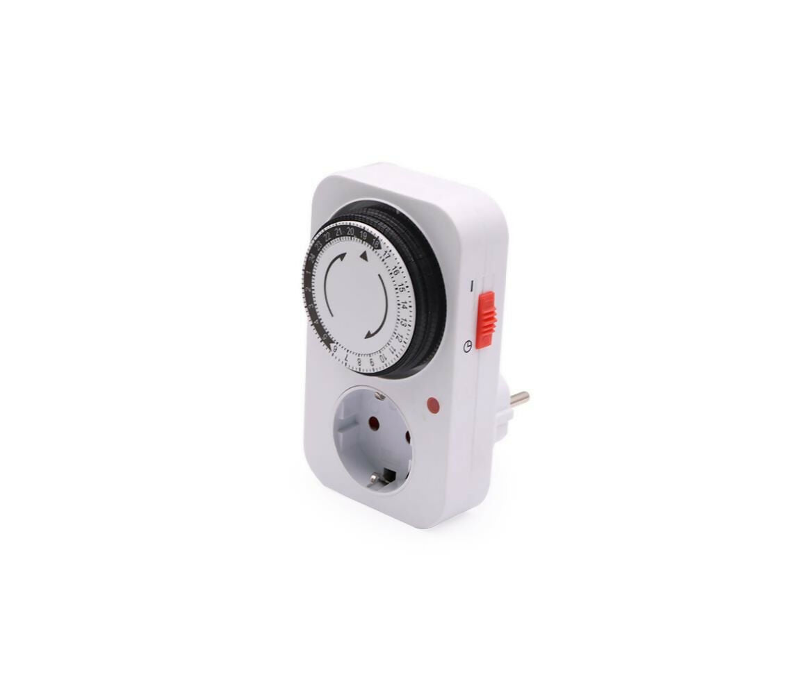 Timer Switch On Off | Mechanical 24 Hours | Plug-In | 220V AC | GMT04A-GR