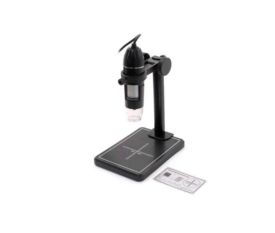 Microscope | Digital USB | x1600 Zoom | Manual With Stand
