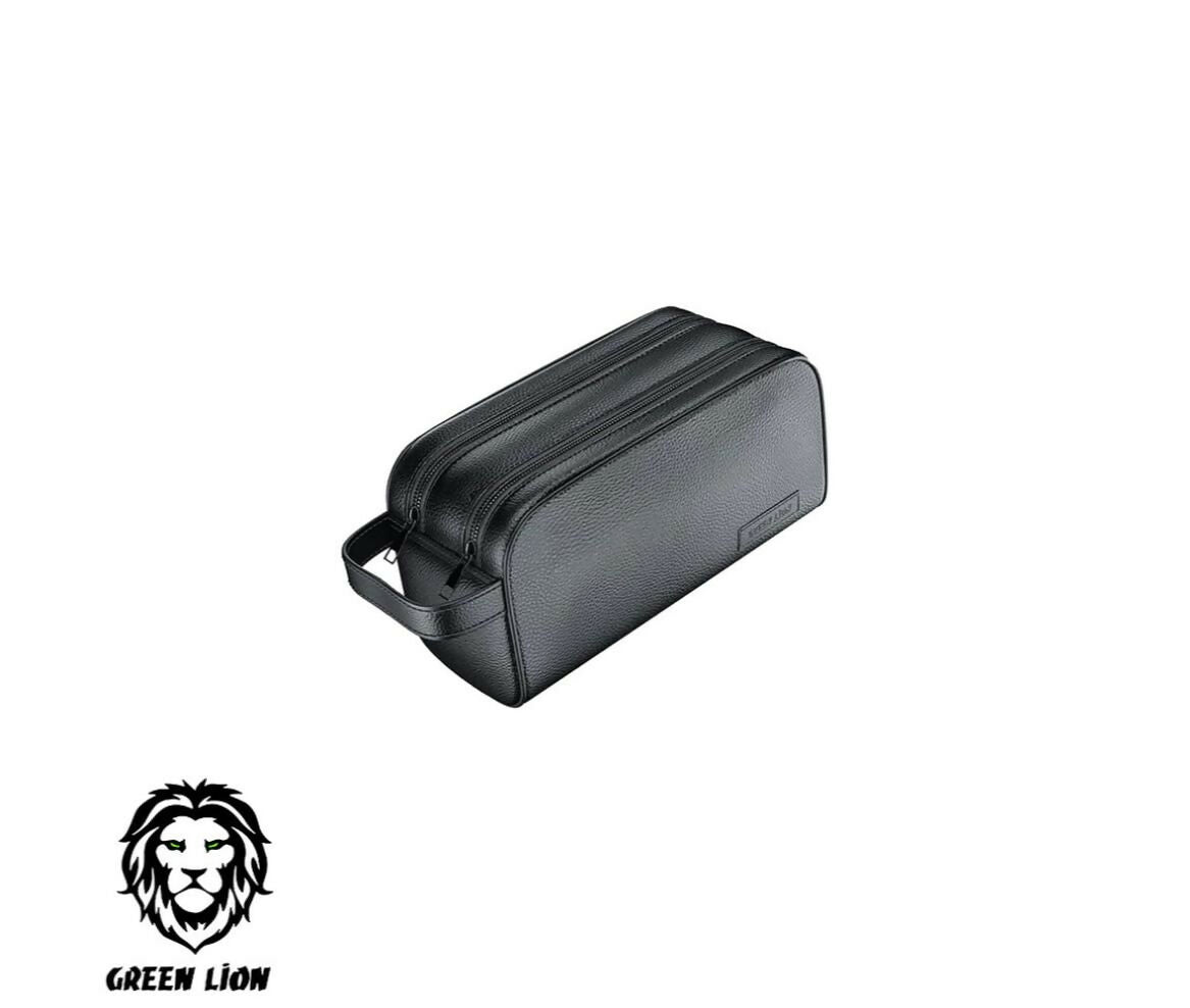 Pouch Case | Coral | Green Lion