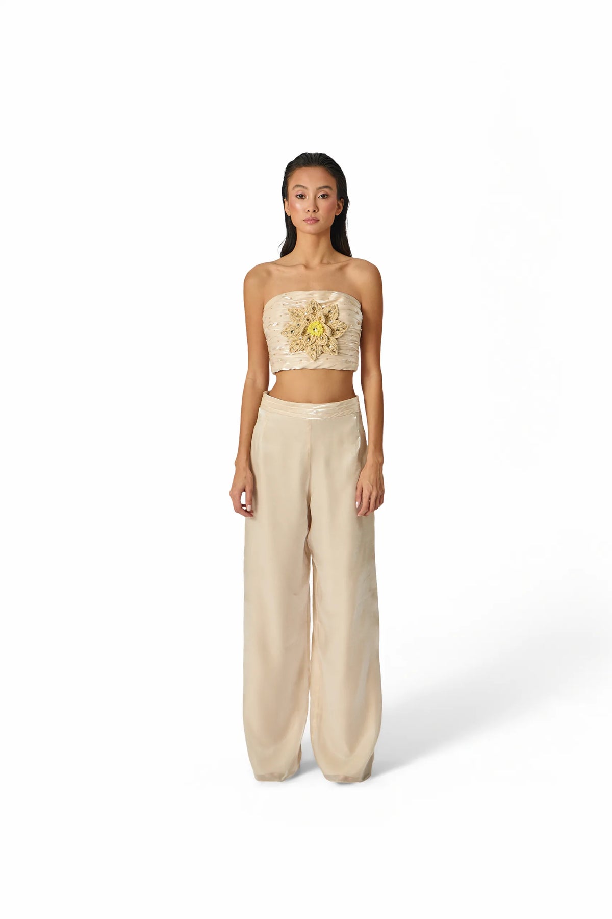 "WILLOW" KIMONO , PANTS , BUSTIER SET