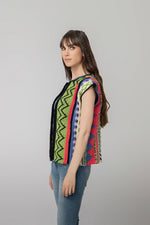 “WONDER” CROCHET GILET