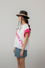“TRIP” WHITE TEE