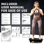 Vibration Plate With Remote, Bluetooth & LED,1 Year Warranty