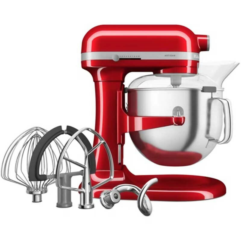 KitchenAid 6.6 L Bowl Lift Stand Mixer With Stainless Steel Heads & Double Flex Edge Beater - Candy Apple