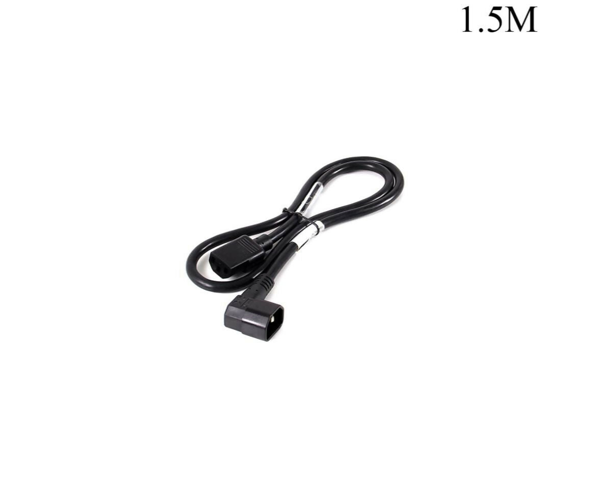 Power Cable | Right-Angle C14 - C13 | 3x1.5mm | 1.5M