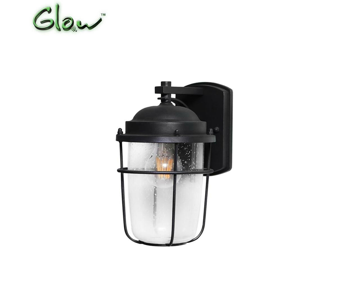 Exterior LED Light | Facing Down Wall Mount | E27 | Black | OW98 | Glow