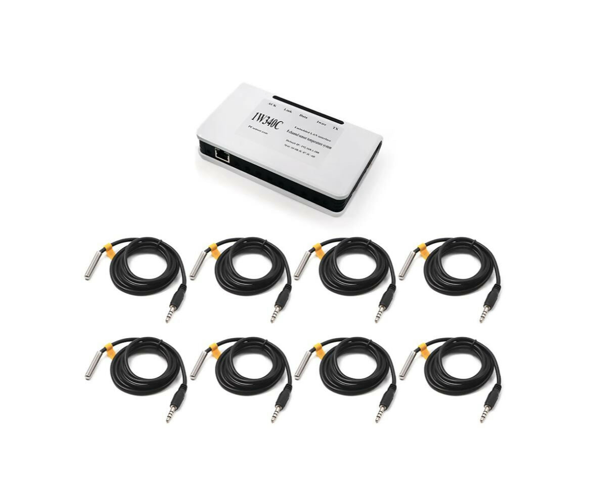Thermometer | Ethernet Data Logger | 8-Channel