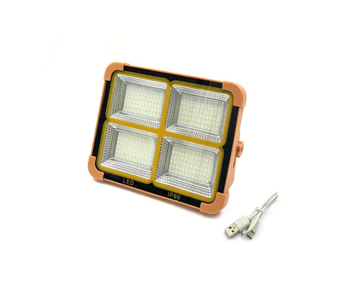 LED Solar Floodlight | 5V DC | 60W | White & Warm White | Flasher Mode
