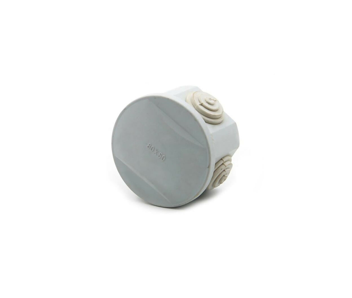 Electrical Junction Box | Waterproof | Round | 8x8x5cm | Gray