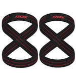 RDX GYM LIFTING COTTON 8 STRAPS GRAY-L