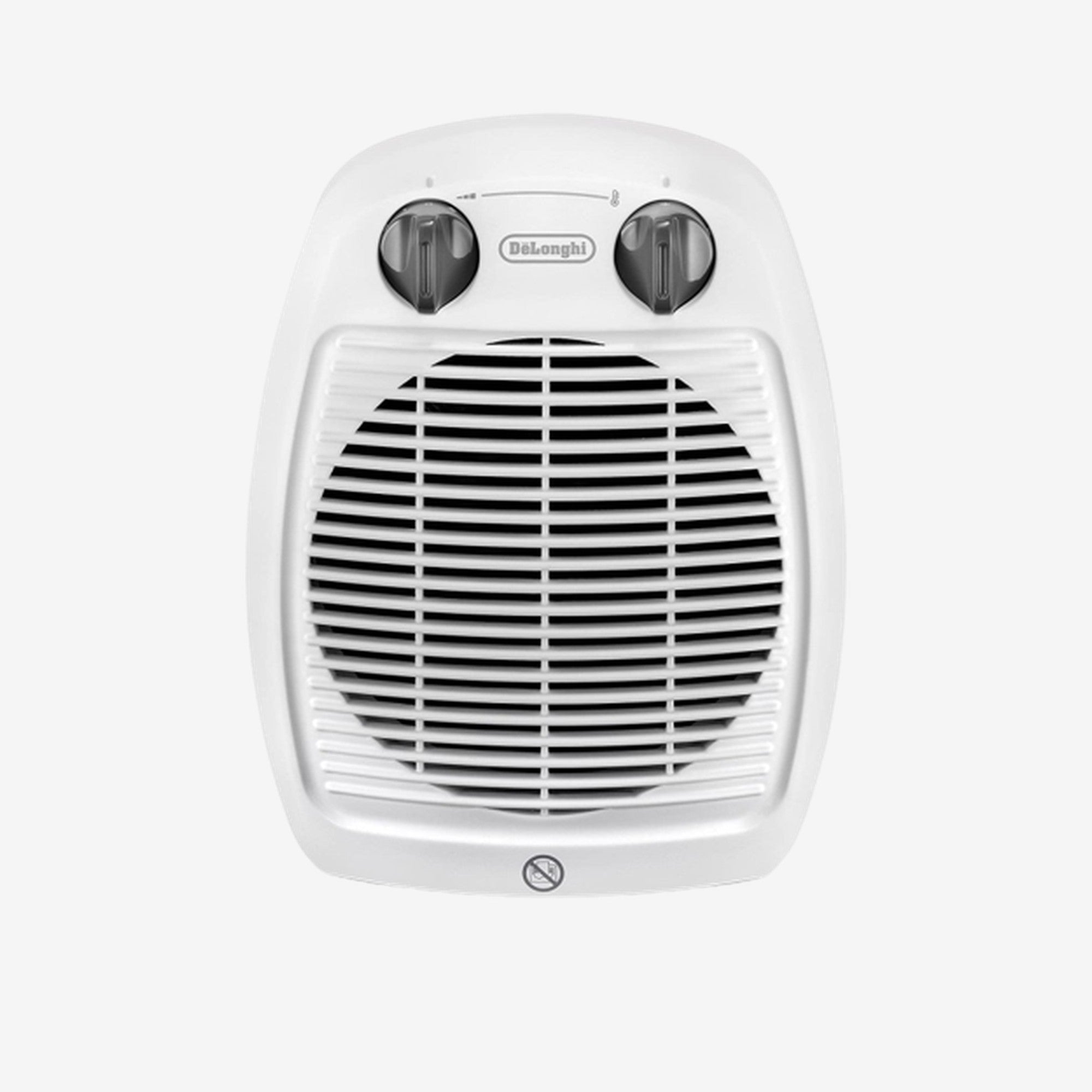 Delonghi, Up-Right Fan Heater, Anti-Frost, Double Safety System, 1000-2000 Watts, White