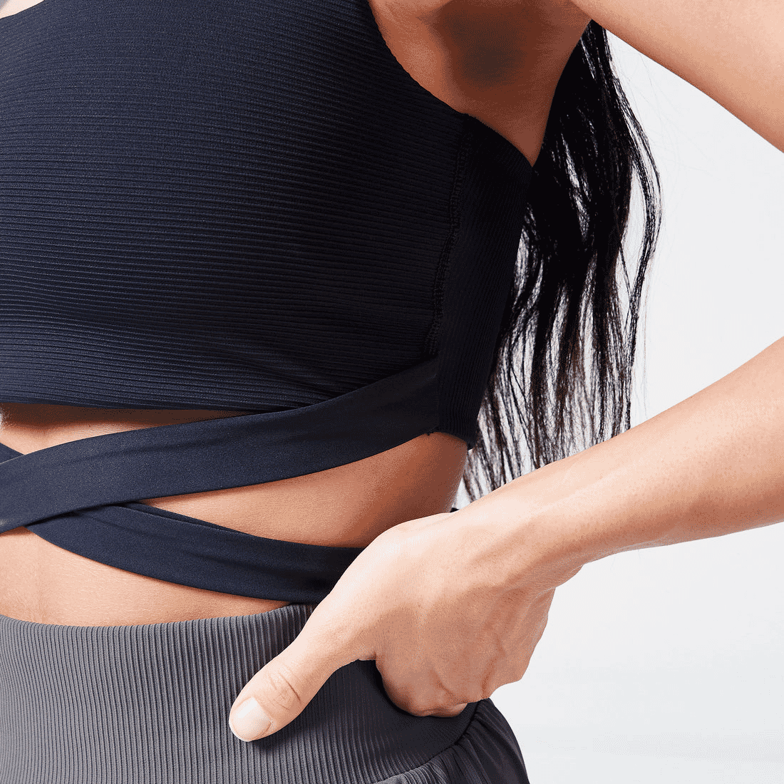 SQUATWOLF CORE RIBBED BRA TOP