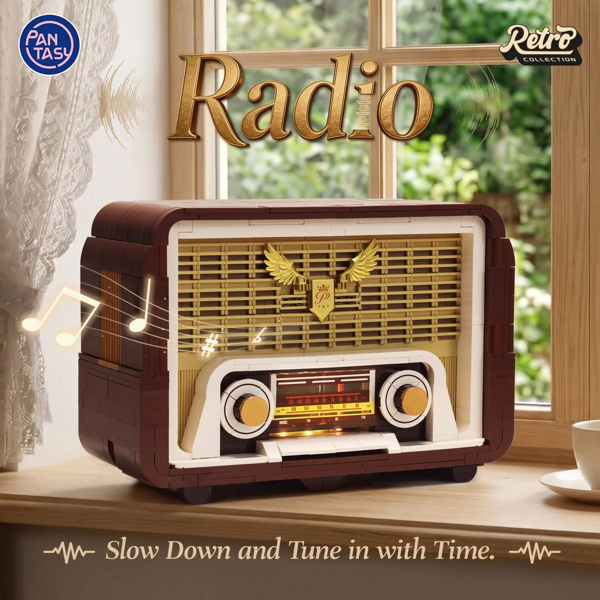 Pantasy Vintage Radio Building Set