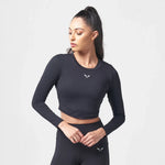 SQUATWOLF ESSENTIAL FULL SLEEVES CROP TOP