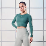 SQUATWOLF ESSENTIAL FULL SLEEVES CROP TOP