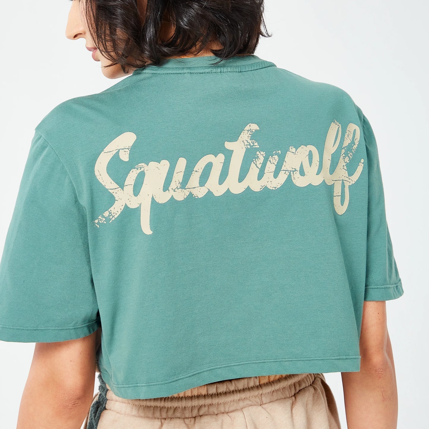 SQUATWOLF RETROGRADE CROP TEE