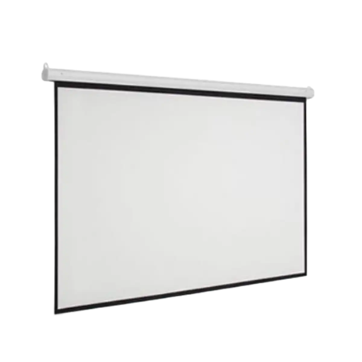 Invo (IWPS70C) Wall Projection Auto Locking Manual Screen - 180x180cm - White