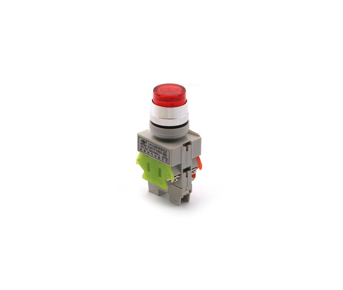 Switch | NO & NC | 22mm | Lamp 220V | Red