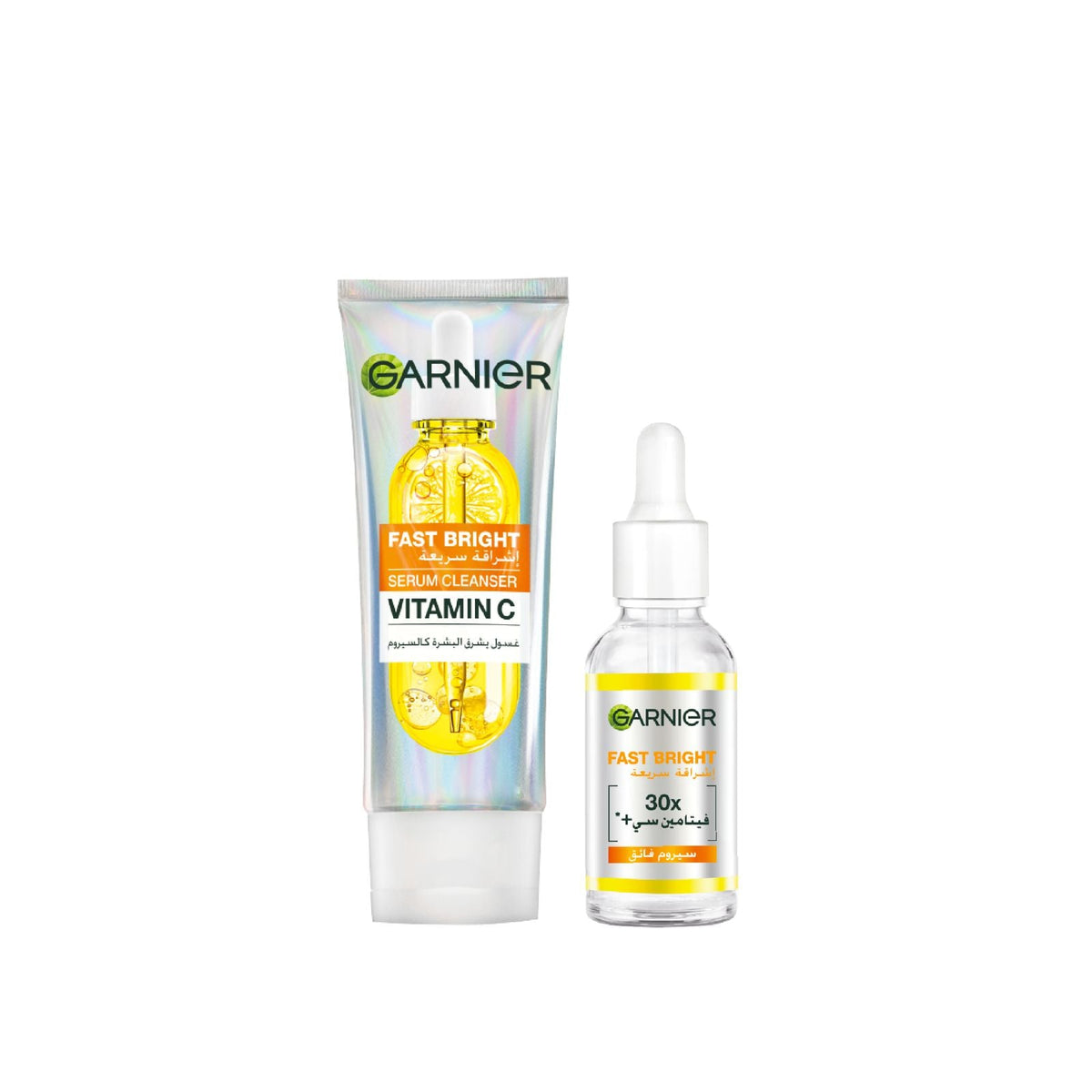 Garnier Fast Bright Vitamin C Serum + Vitamin C Night Serum Get 20% Off