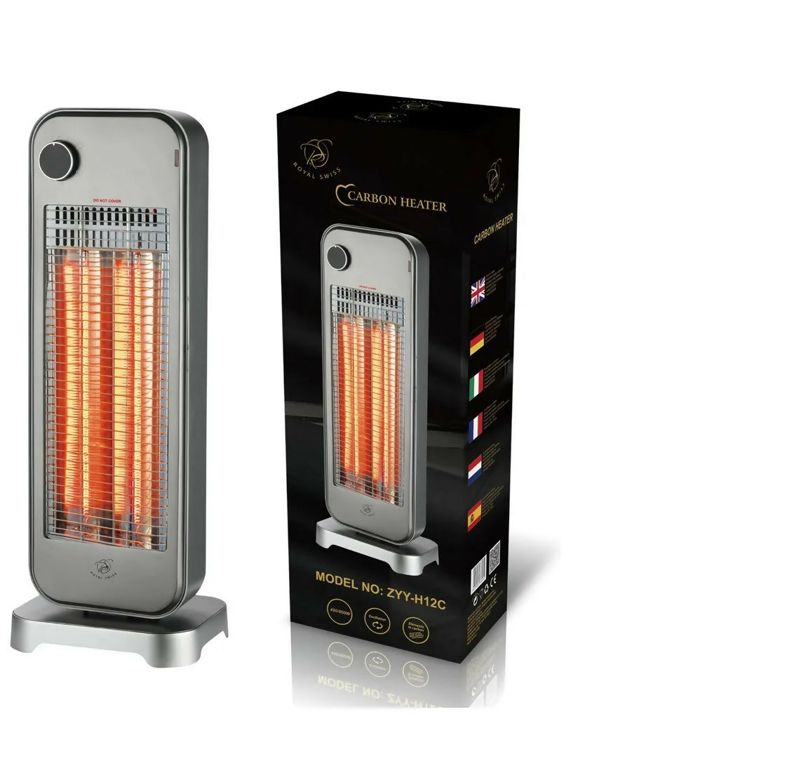 wave Carbon Heater 900w Grey