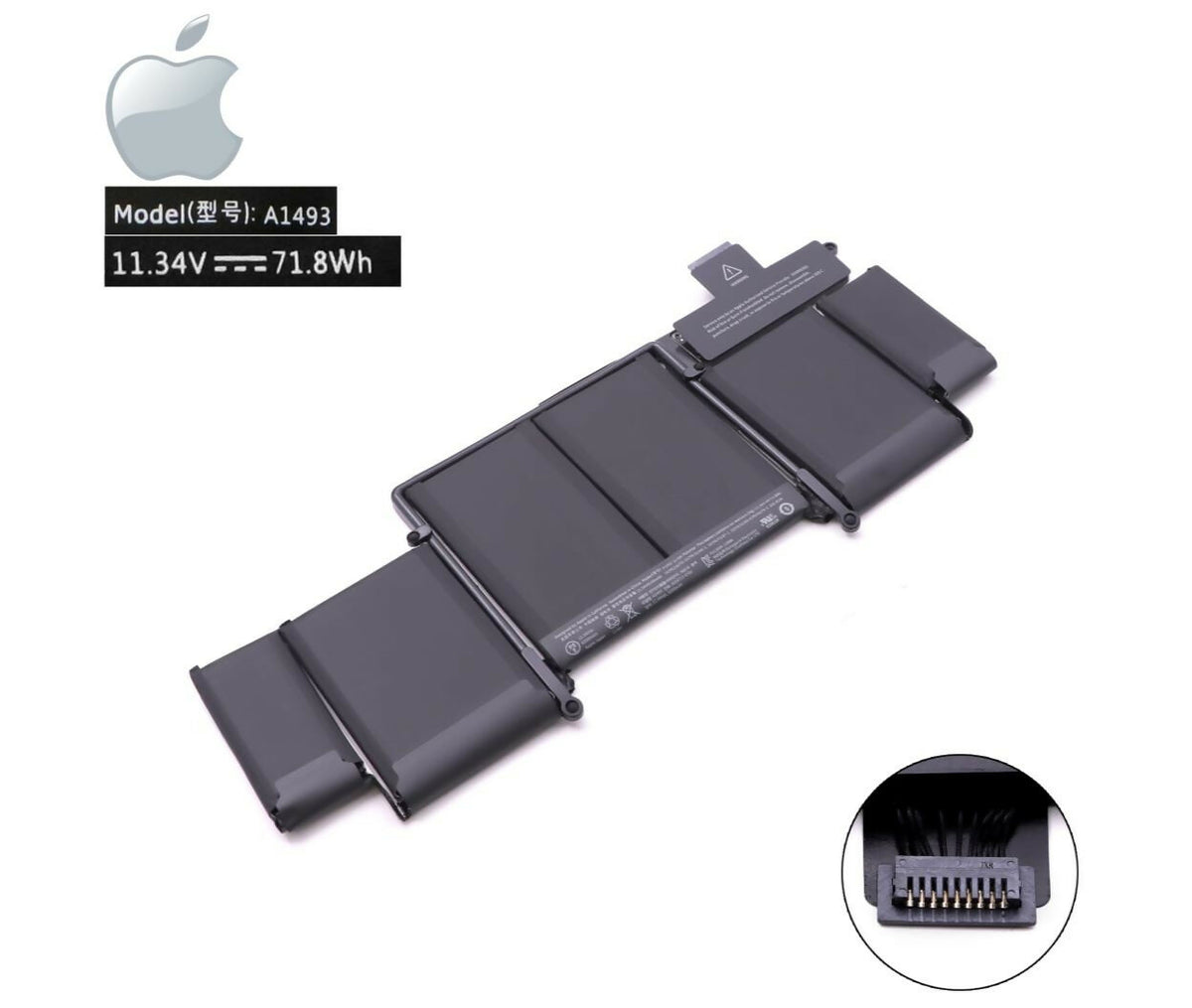 Laptop Battery | 11.43V 6.33Ah | Compatible With Apple A1493