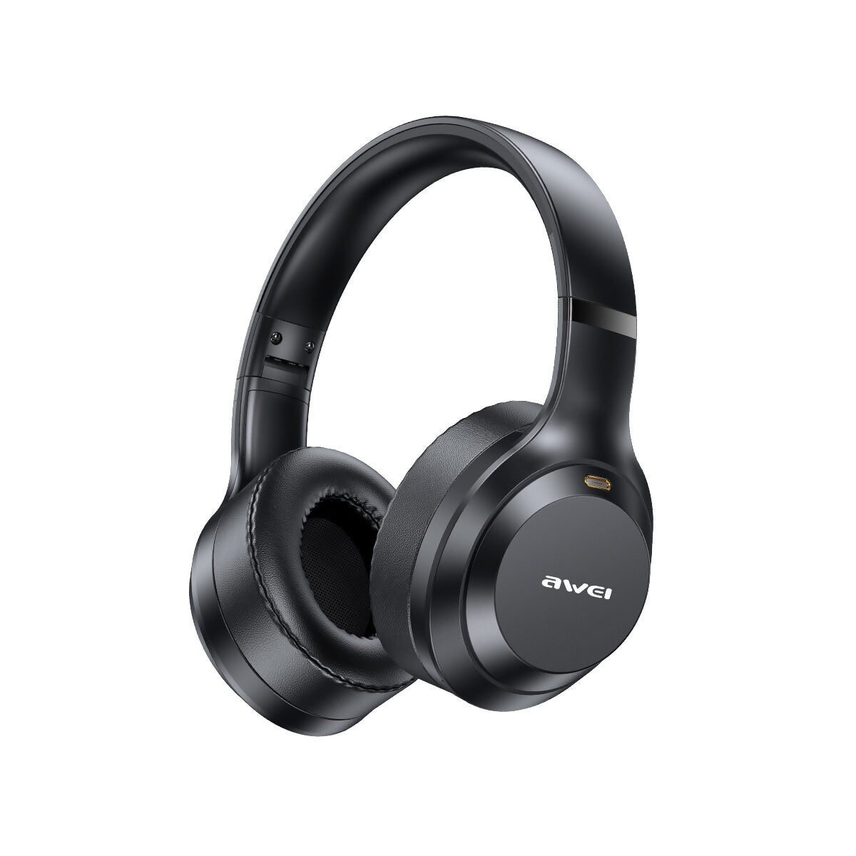 Awei Foldable Wireless Headphone With Anc Function Black