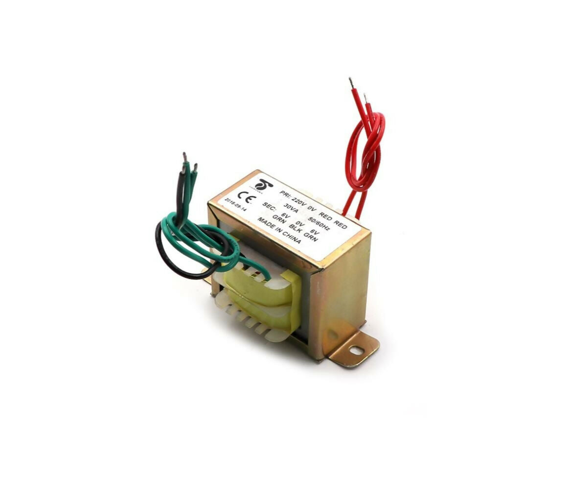 Transformer AC | 220V - 2x 6V | 30VA