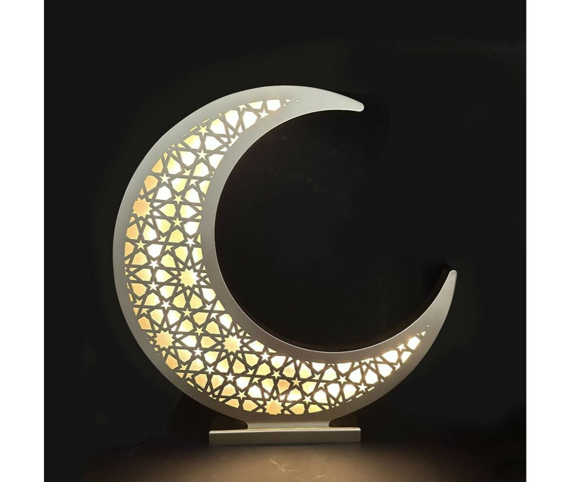 Lantern Fanous Light | Moon + Stand | 55cm | Gold