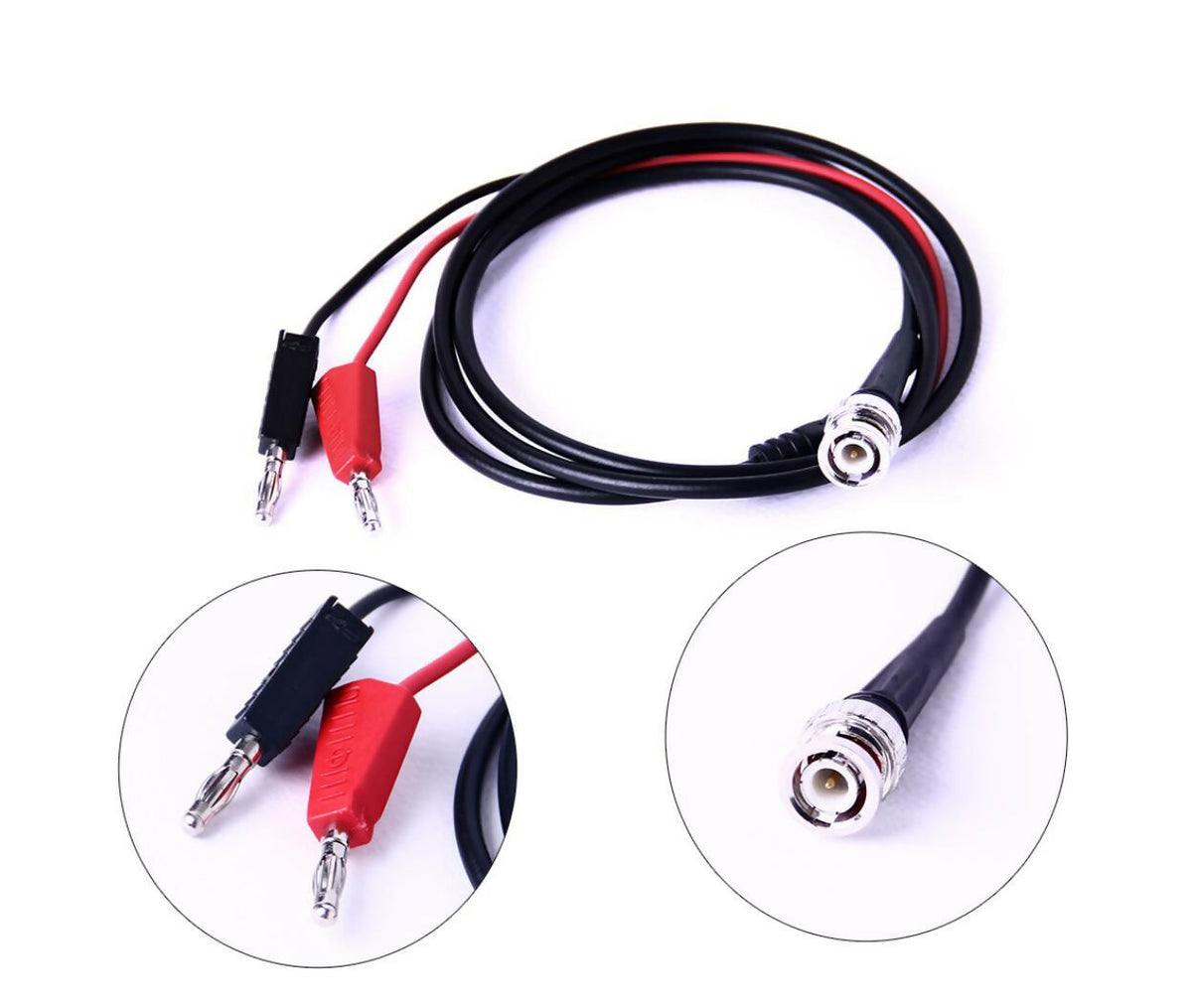 BNC Male to 2 Banana Cable