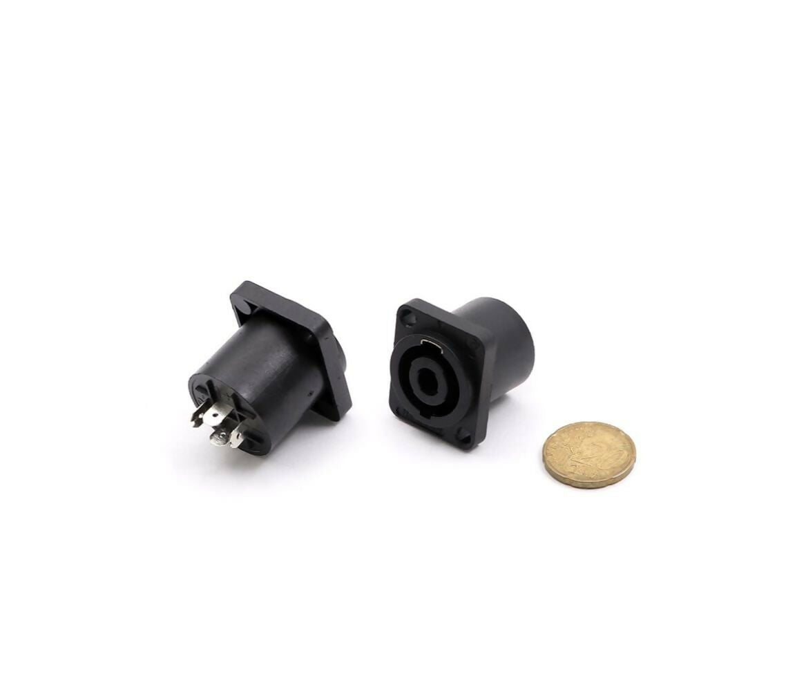 Audio Connector | Speakon 4-Pin Female | Chassis Mount