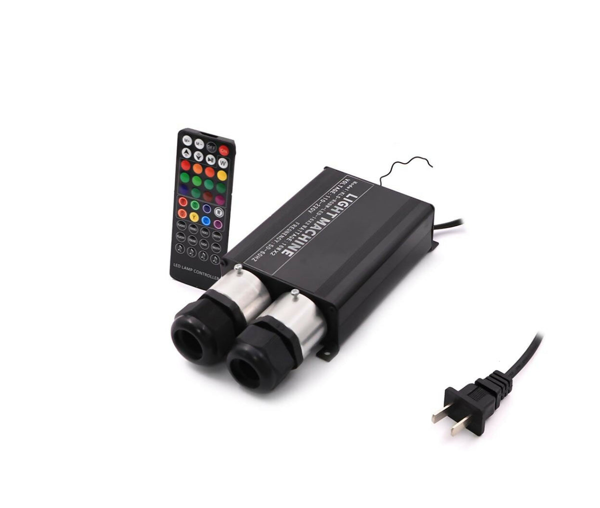 Fiber Optic | Light Engine | 220V AC 2x 16W | Multicolor | Remote