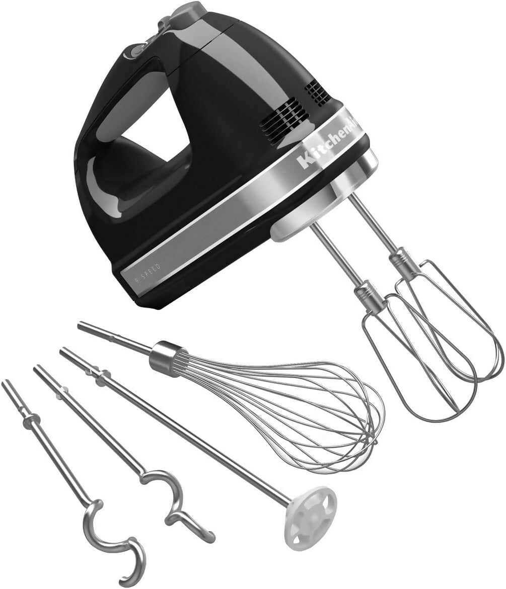 KitchenAid 9 Speed Hand Mixer - Onyx Black