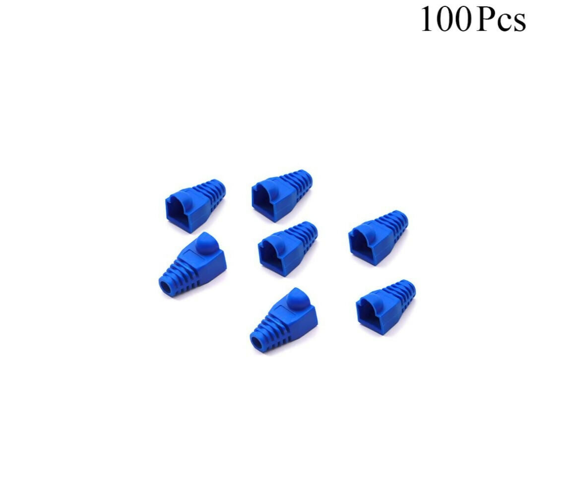 Network Plug | RJ45 Cover | Blue | 100pcs