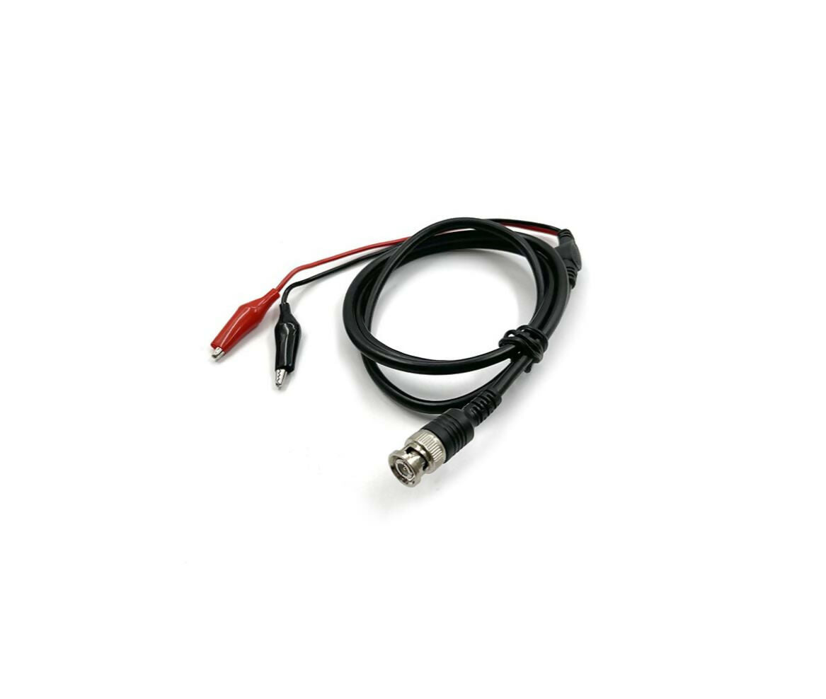 Coaxial Cable | BNC - 2x Alligator Clip | 1.2M | HQ