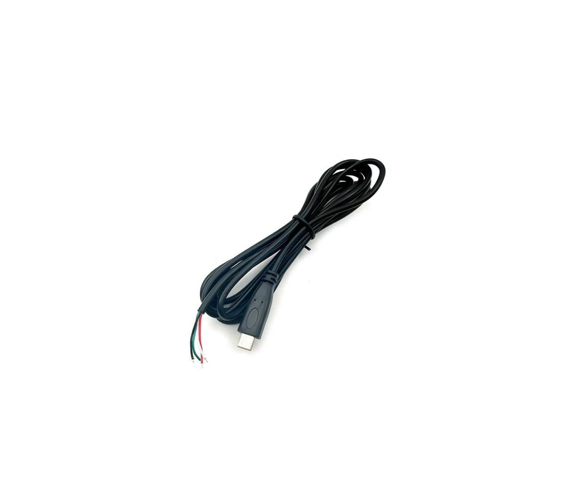 Power Supply Cable | Connector DC | USB-C | 4x Wire | 1.8M | Black