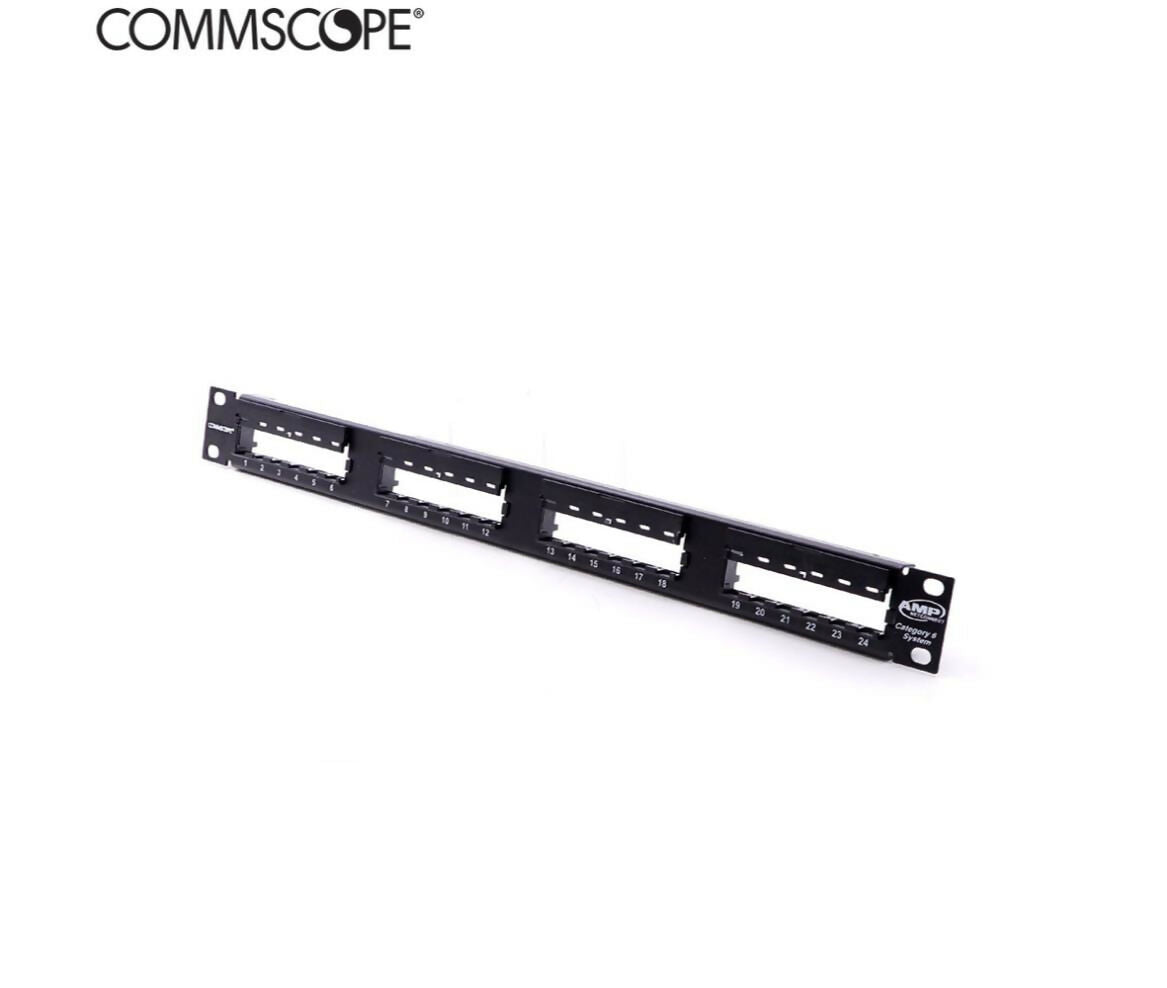 Network Cabinet | Patch Panel | CAT6 | 24-Port | AMP