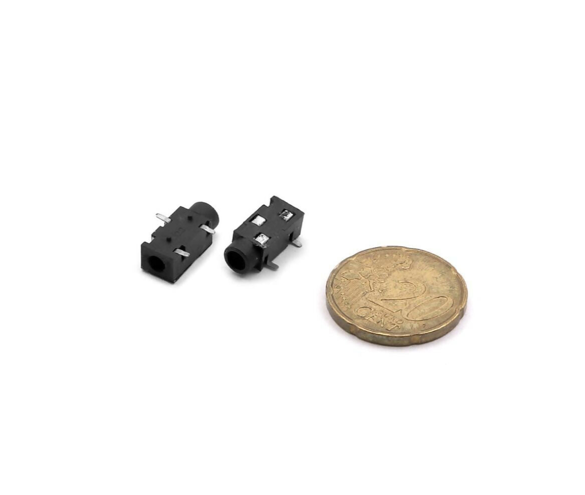 Audio Socket | Jack Stereo Female 3.5mm | 3-Pin | PCB Mount | B