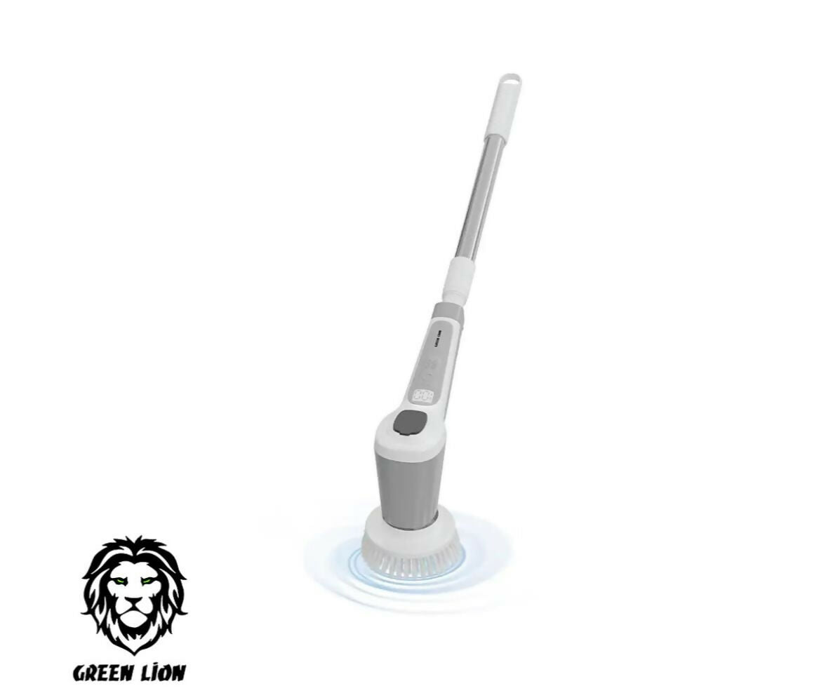 Green Lion Sonic Spinner 5 in 1 Electric Spin Scrubber - White