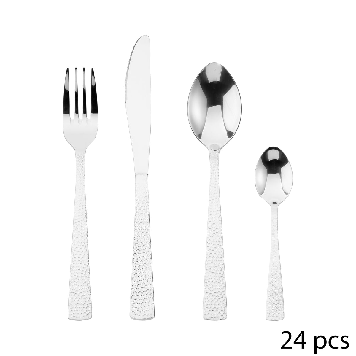 CUTLERY SET INOX 24PCS D'ORO