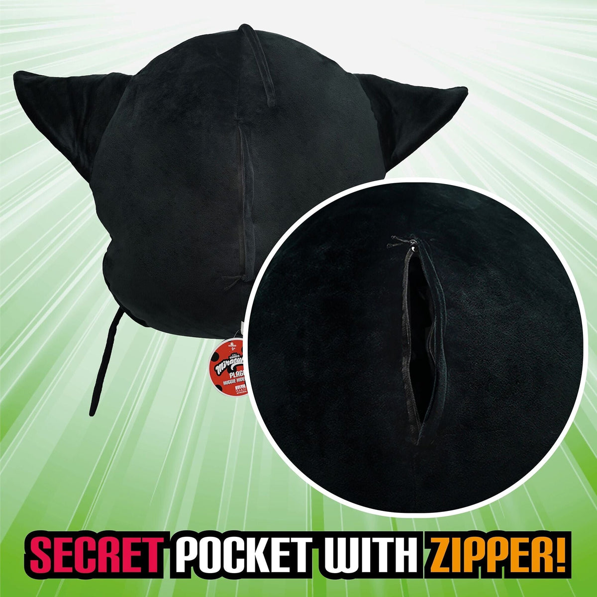 Zag Miraculous Plagg 40 CM Kwami Pillows