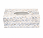 Half Sphere MOP Tissue Box – 24 × 12 × 8.5 cm