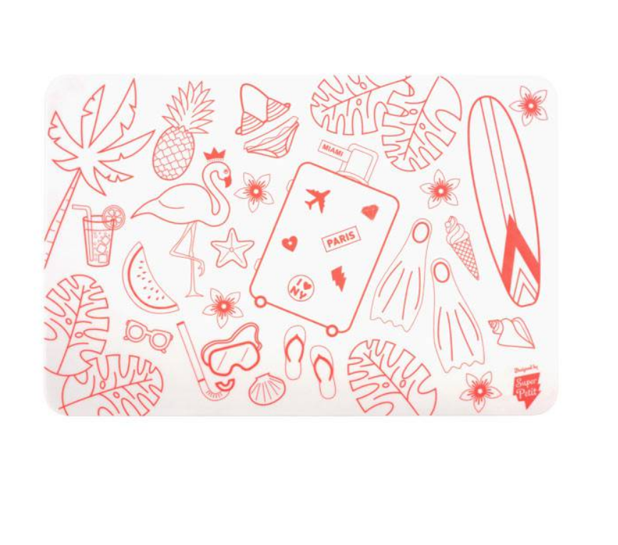 Superpetit Coloring PlaceMat + 5 Erasable Markers - Florida