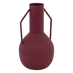 Sylvain Ruby Red Metal Vase