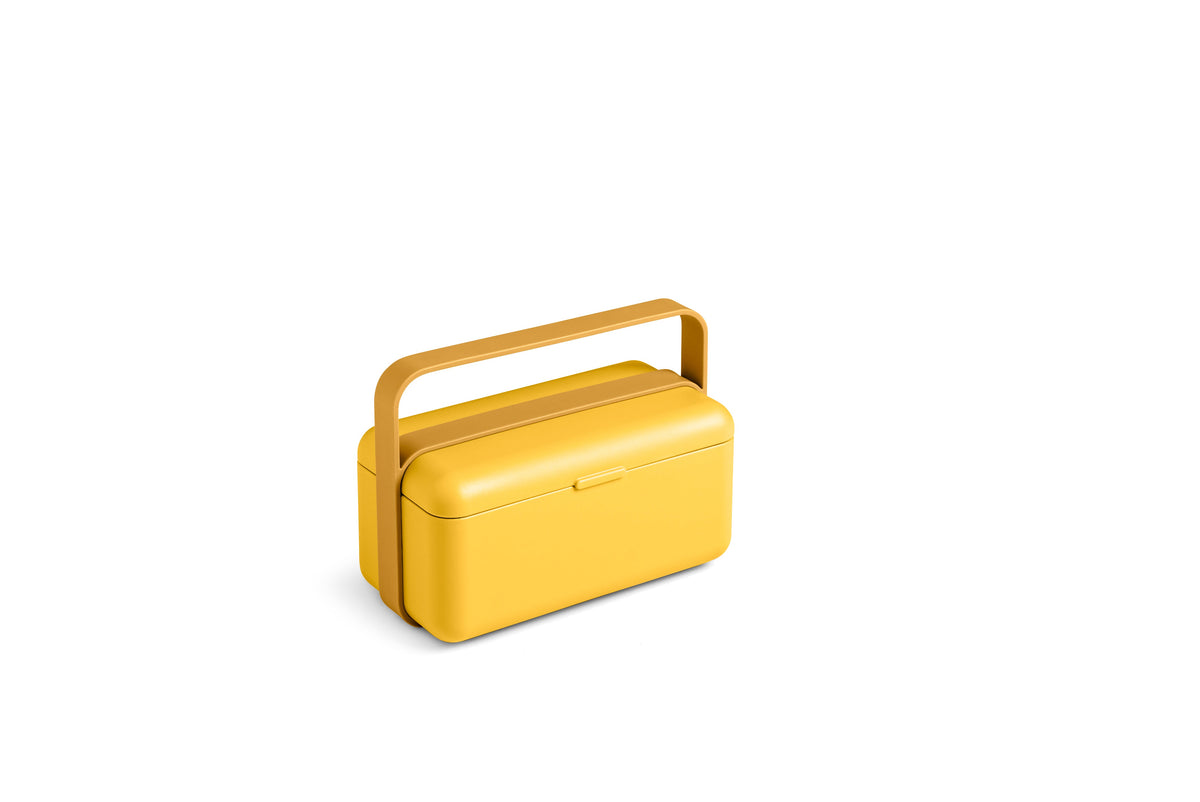 Lunchbox Bauletto with Internal Separator, Airtight Lid, and Phone Holder