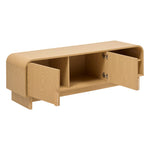TV Stand Lee - 2 Doors 1 Shelf, Birch-Effect FSC Engineered Wood