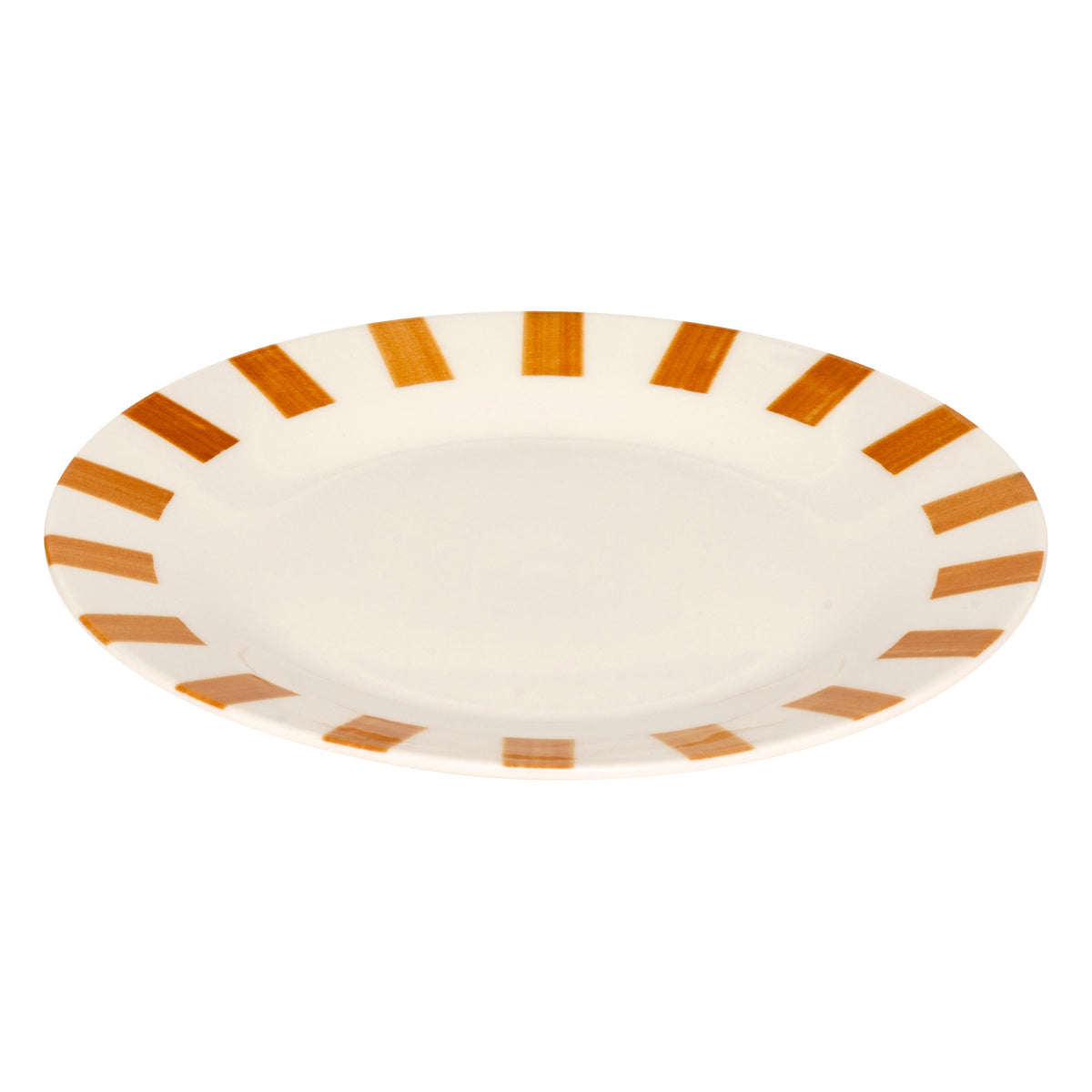 Dessert plate Chéri diam 19 cm ochre Porcelain