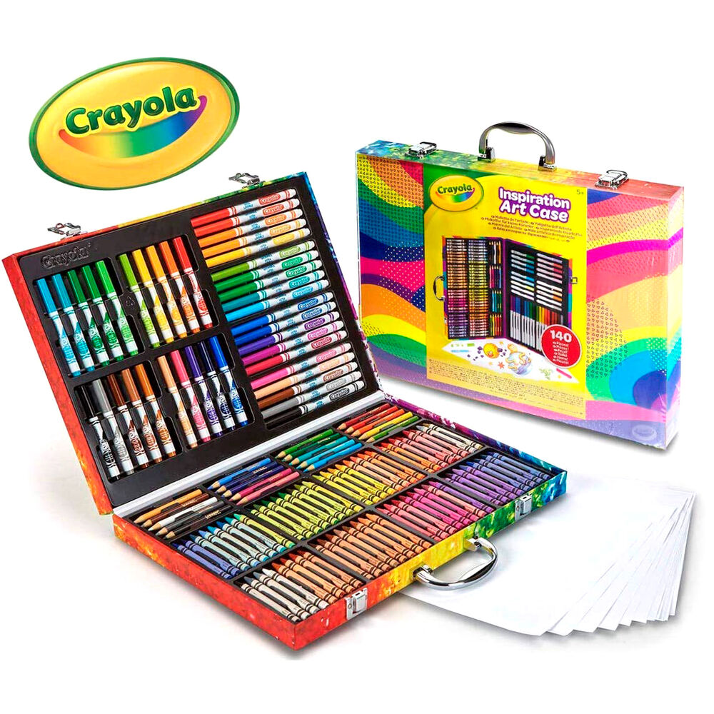 Crayola Rainbow artist briefcase - 140 pcs