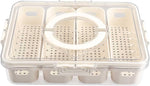 Food Storage Container with Lid, BPA Free, Stackable